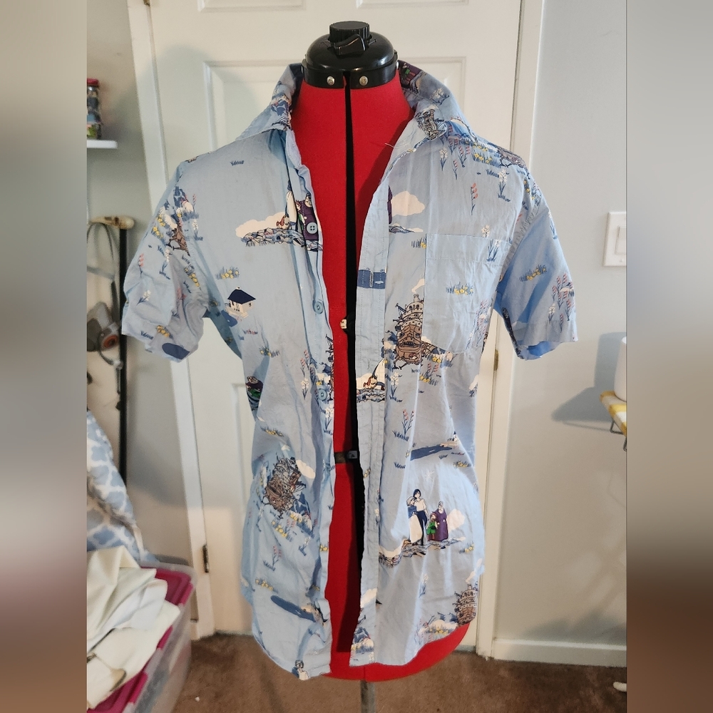 Howl's Moving Castle Button Down Shirt